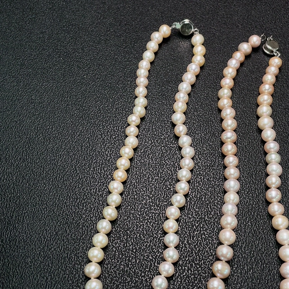 C35091908 Pearl Bead Necklace Non-Gold Total Weight Approximately 63.41g Sell as a Lot