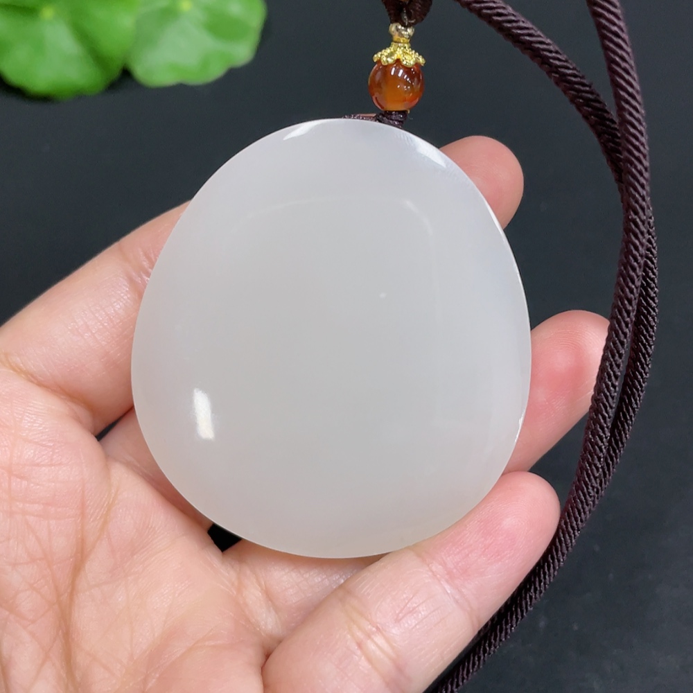 H34052052 Hetian Jade Pendant, Plain Pendant