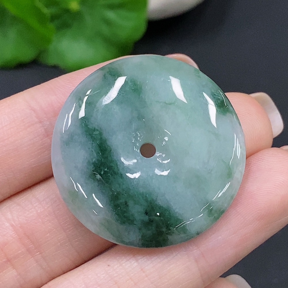 F26016576 Jadeite Safety Buckle Total Weight About 12.2g