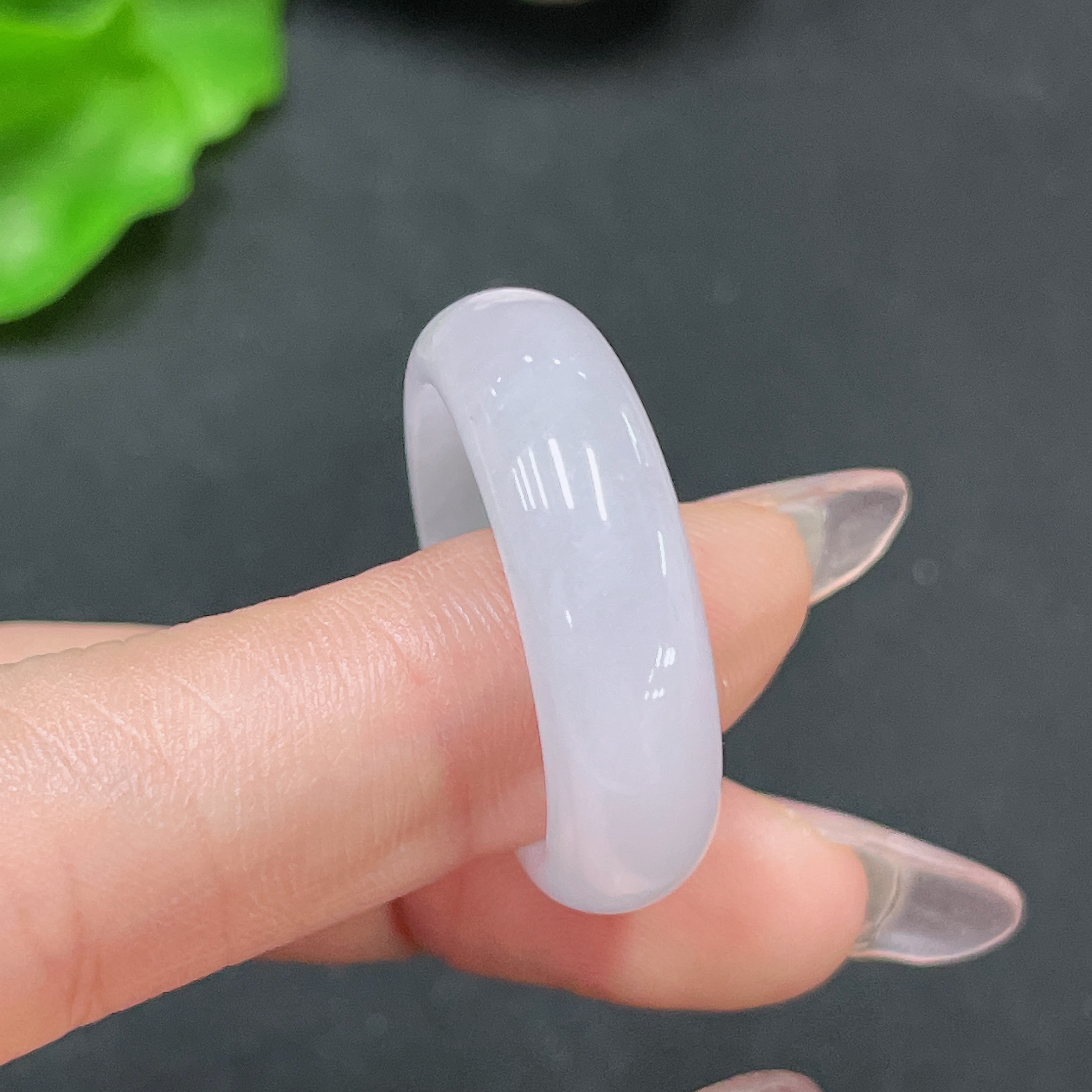 F34021808 Jadeite Ring Total Weight Approx.6.15g Size 25