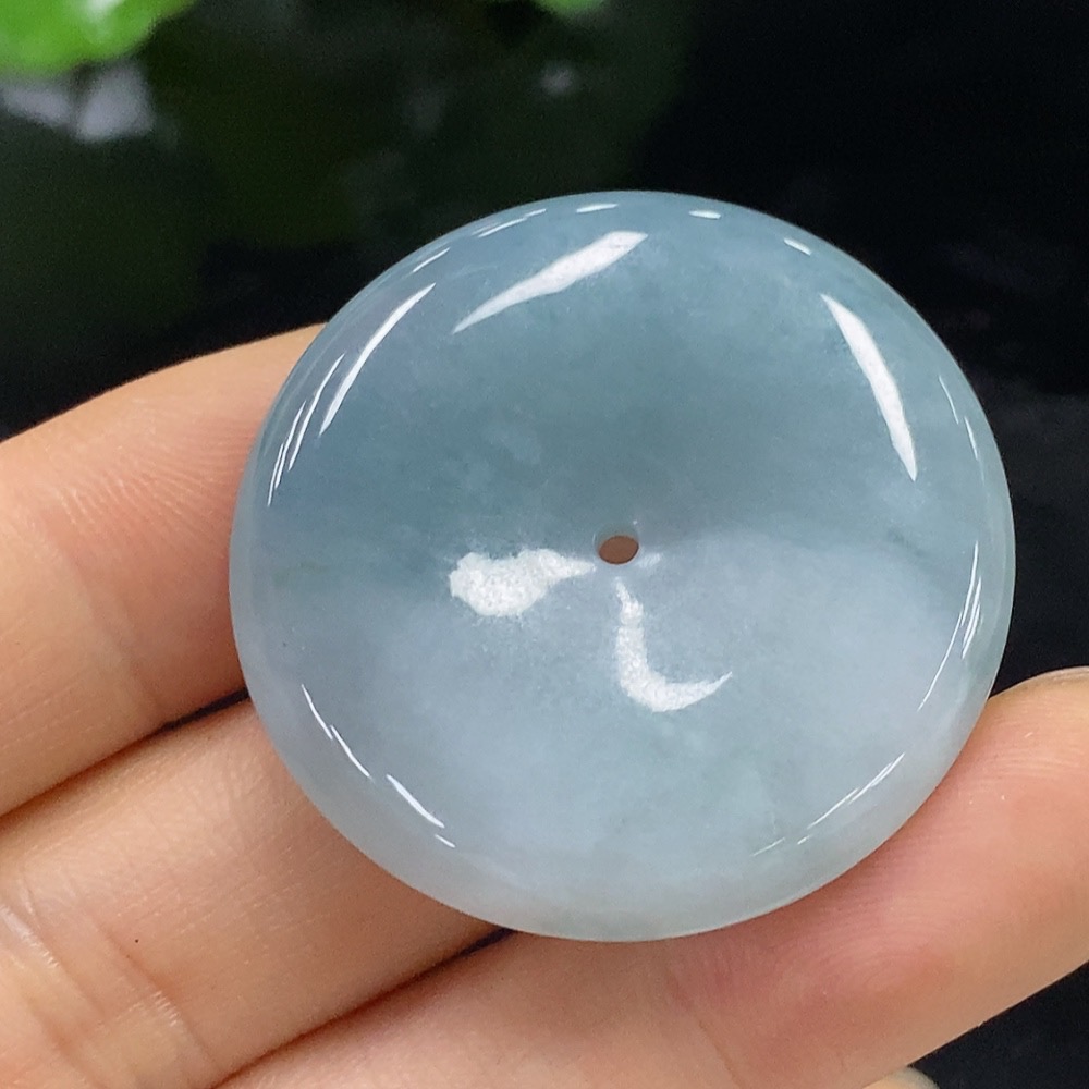 F26029756 Jadeite Safety Buckle Pendant Total Weight Approx. 15.27g