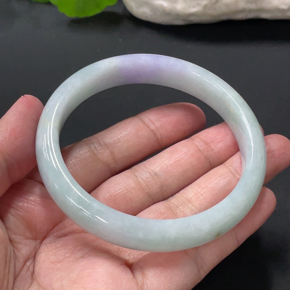 F33876063 Jadeite Round Bracelet Size 58mm Total Weight Approx. 47.94g With Break