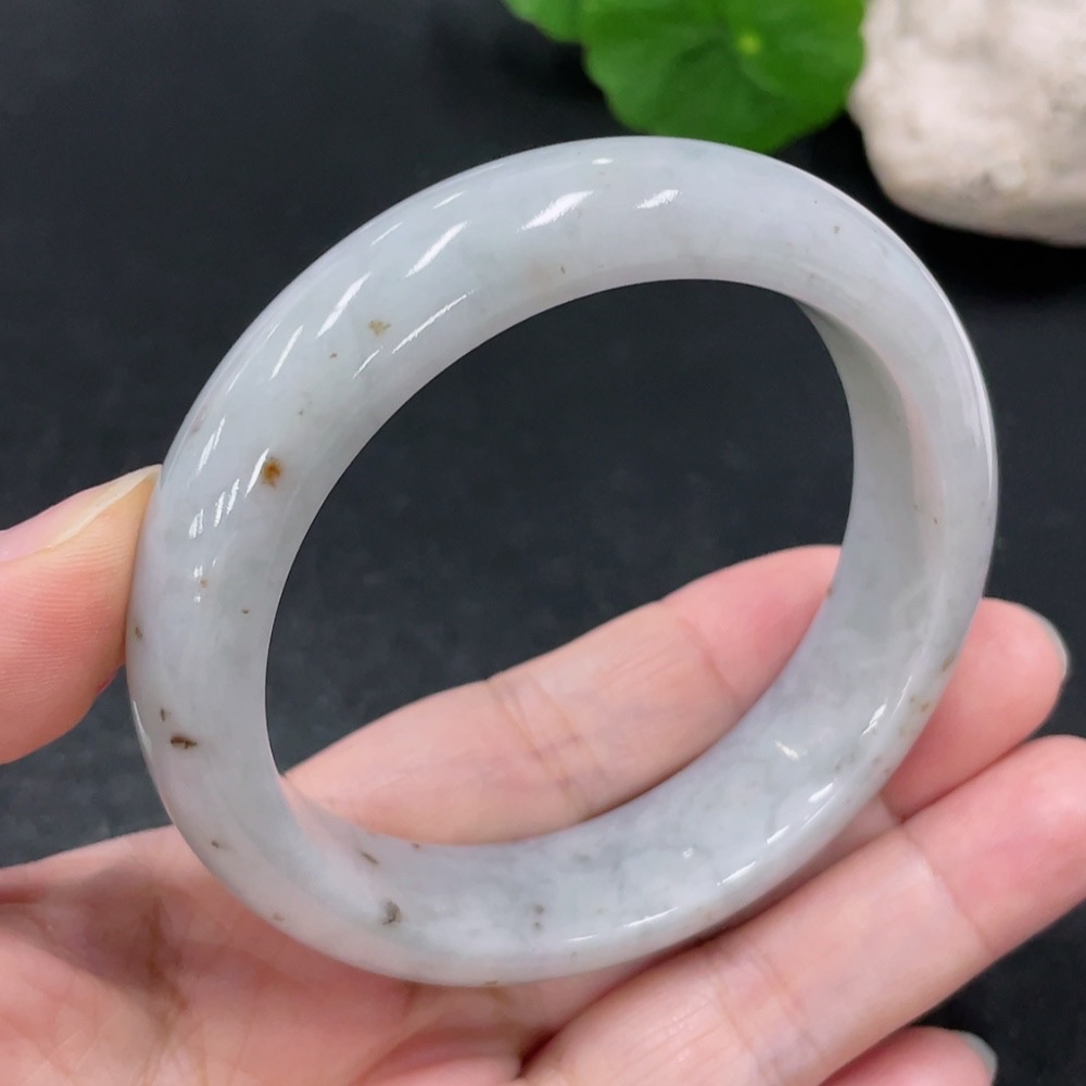 F31674656 Jadeite Regular Round Bangle, Size 58, Total Weight Approx. 75g
