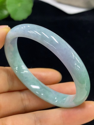 F34045226 Jadeite Concubine Bangle Size 54.4/Short Diameter 47.7