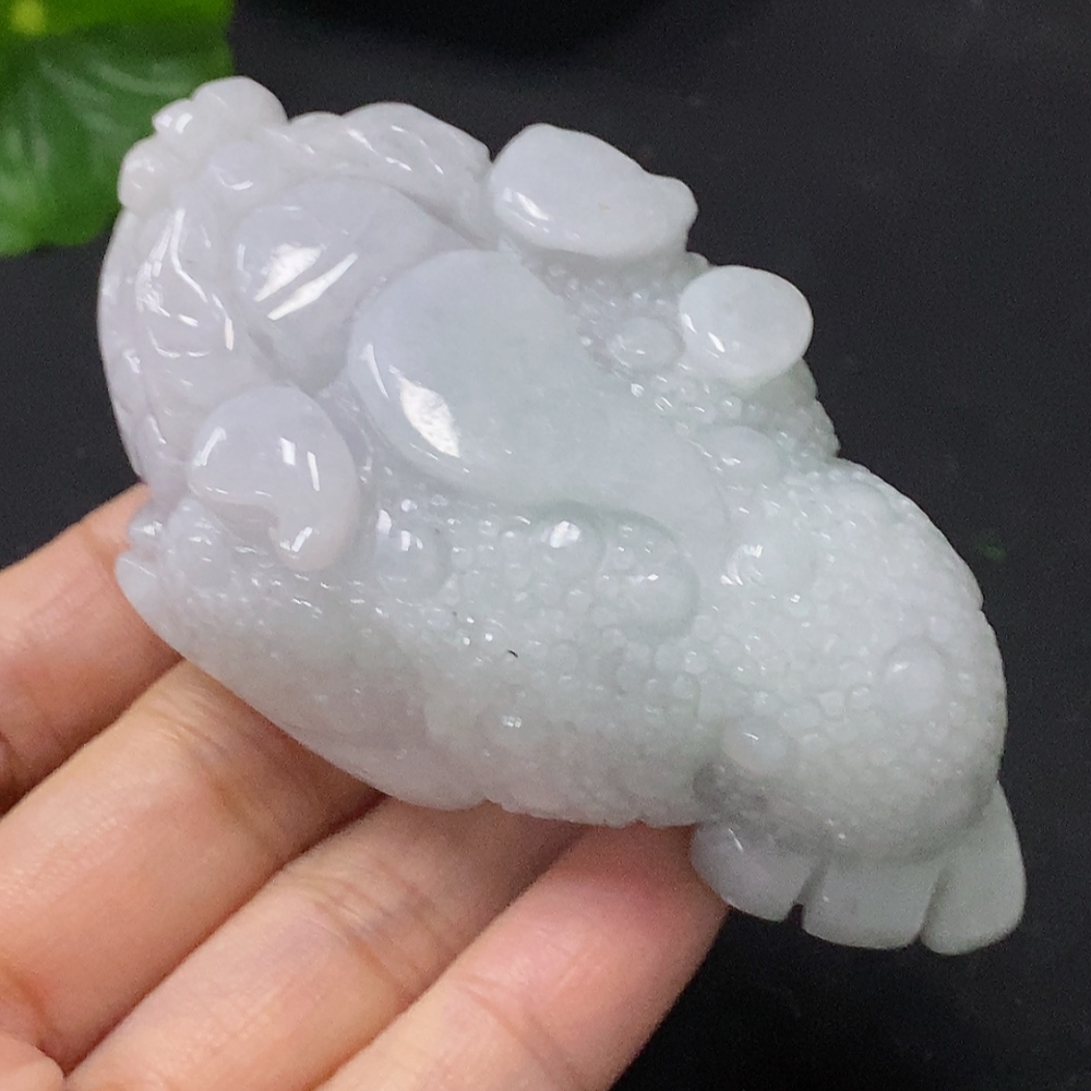 F35088918 Jadeite Ornament Golden Toad Total Weight Approx.125.79g