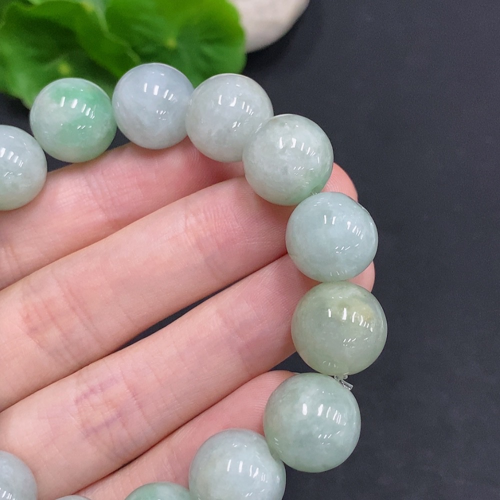 F33907484 Jadeite Bracelet Total Weight Approx. 61.5g Size About 13.3mm