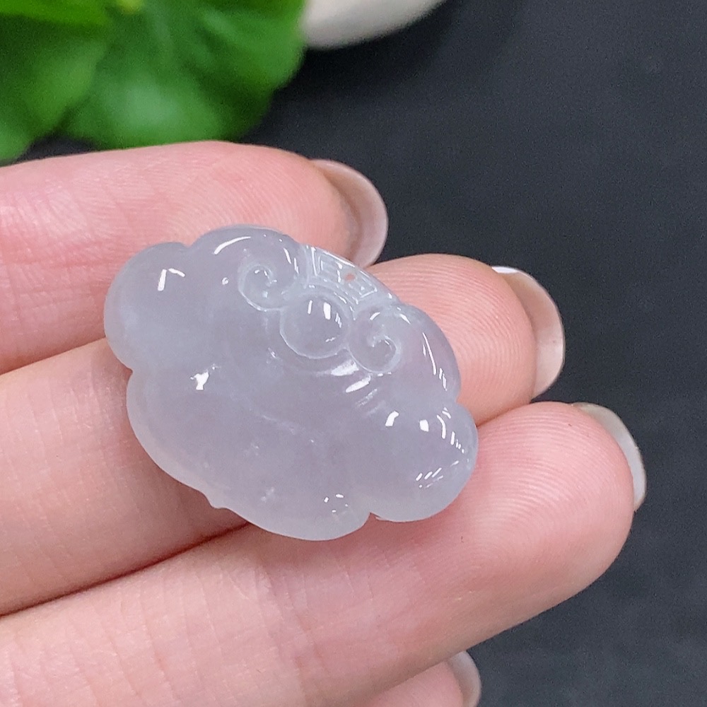 F34034308 Jadeite Ruyi Pendant Total Weight Approx.4.1g
