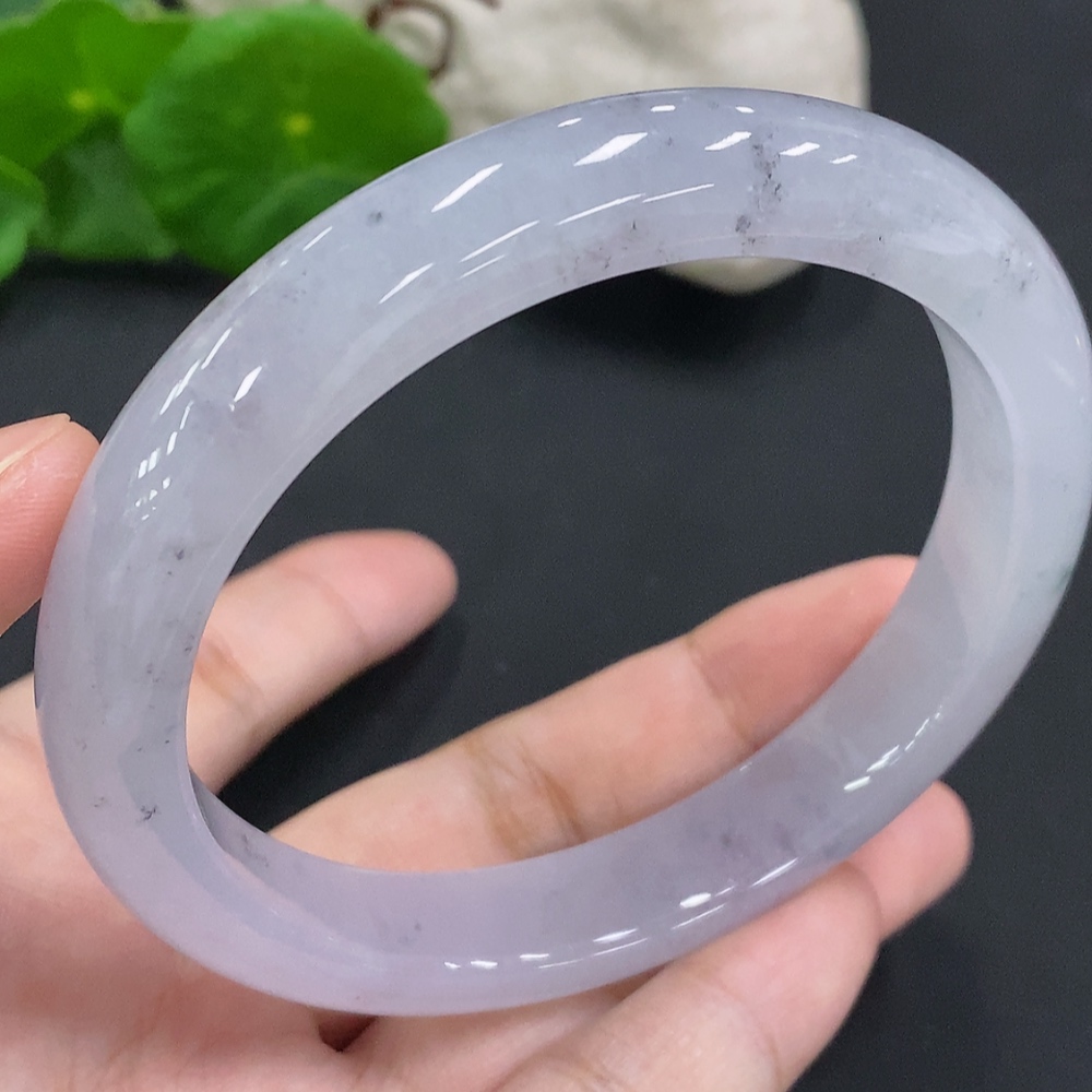 F34001702 Jadeite Round Bracelet Size 65 Total Weight Approx. 69.3g