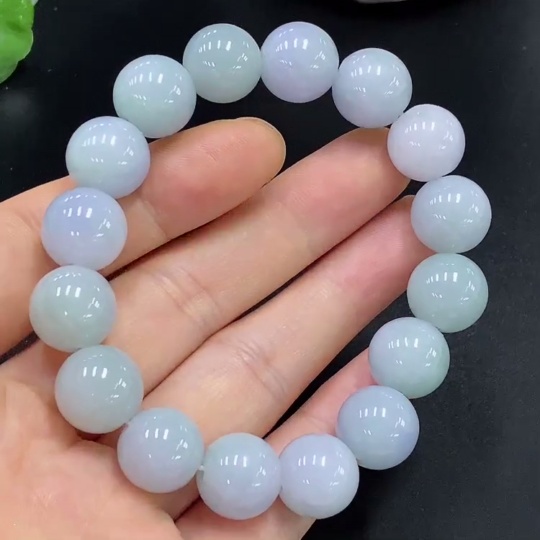 F27089650 JadeiteBead Bracelet Total Weight Approx. 55.05g Size About 12.5mm