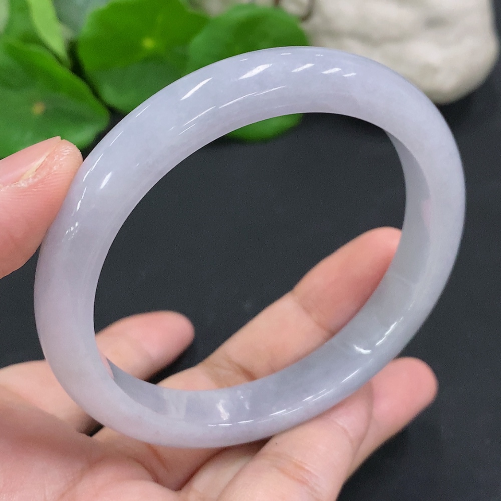 F34962443 Jadeite Round Bangle Size 58.4 Total Weight Approx. 46.7g