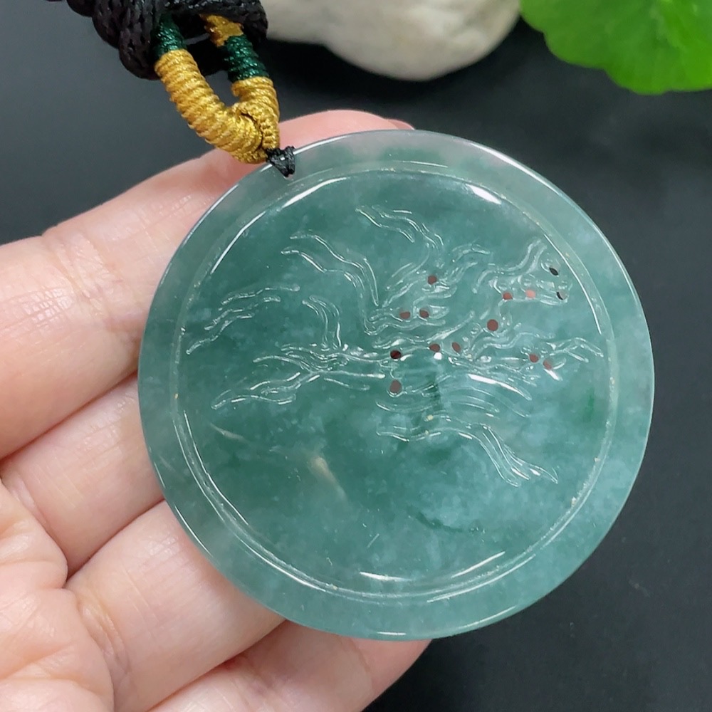 F24836023 JadeitePendant Landscape Plaque Approximately 28g