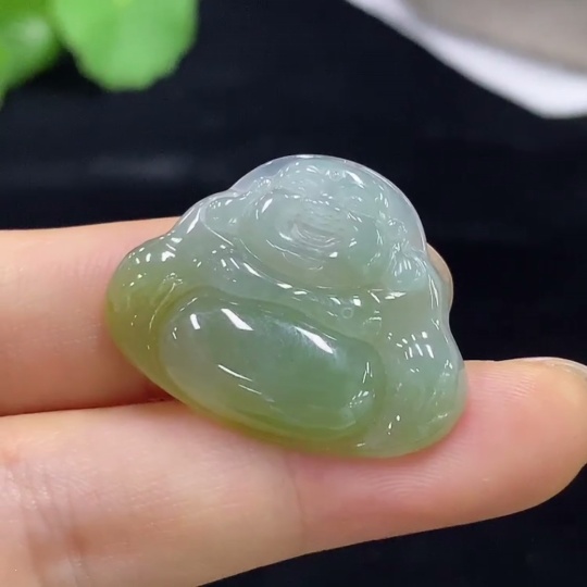 F32730555 Jadeite Pendant Buddha Total Weight Approx. 5.21g