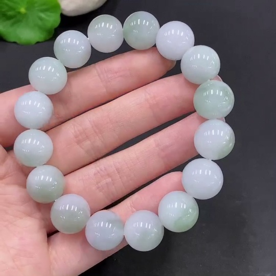 F28189052 Jadeite Bracelet Approx. 13mm Total Weight About 63.8g