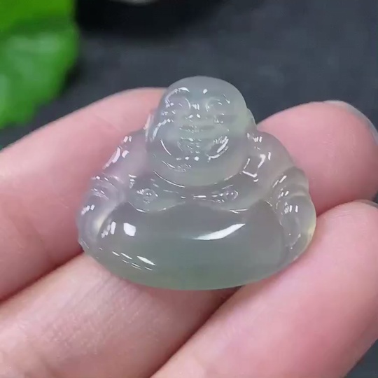 F34954765 Jadeite Pendant Buddha, Total Weight Approx. 2.32g