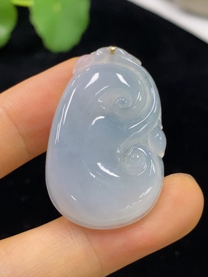 F34975640 Jadeite Pendant Ruyi Total Weight About 8.48g