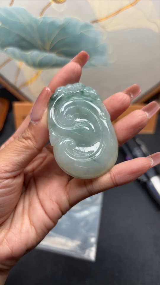 F29414450 Jadeite Pendant Ruyi Total Weight Approx. 45.69g