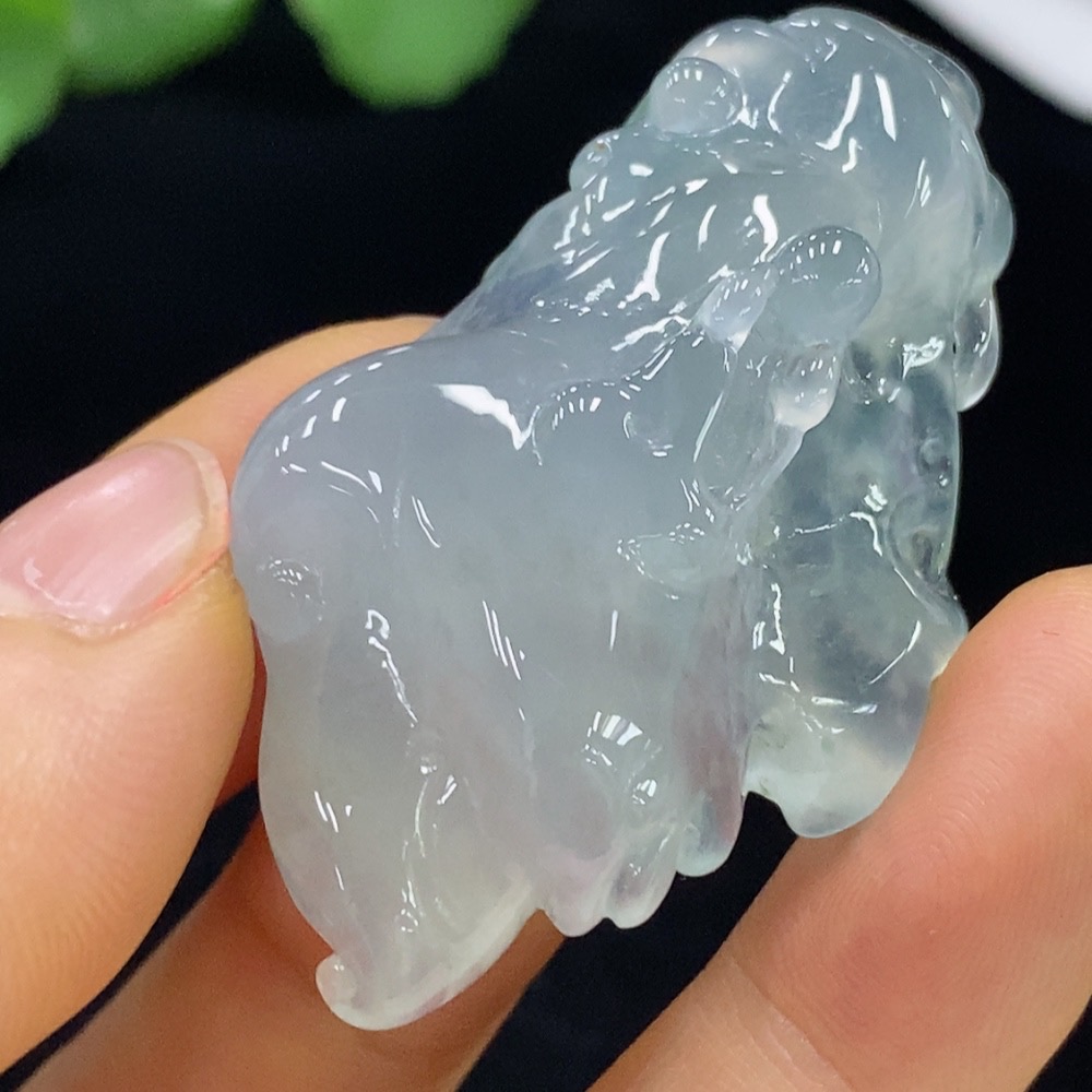 F35094727 Jadeite Formless Pendant Total Weight Approx. 22.95g