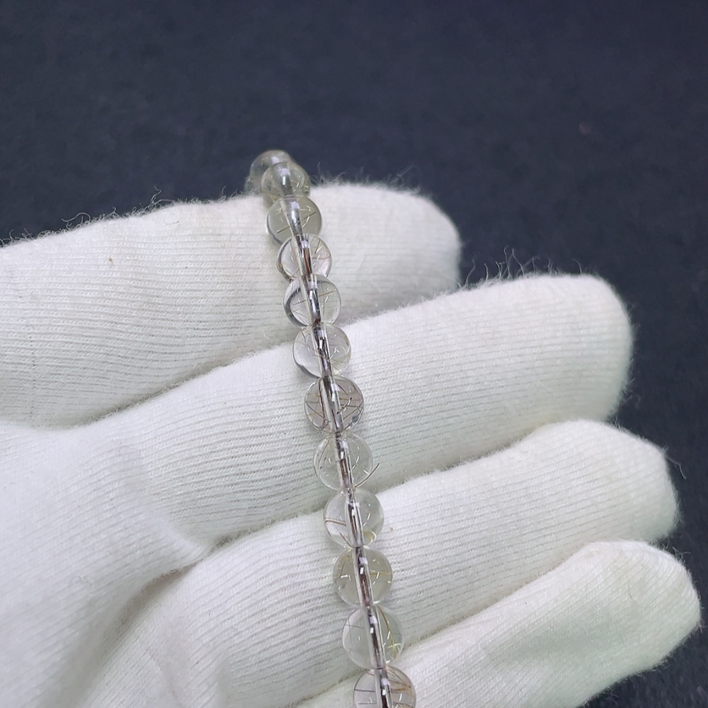 C31618910 Crystal Bracelet Total Weight Approx. 10.73g Size About 6.2mm