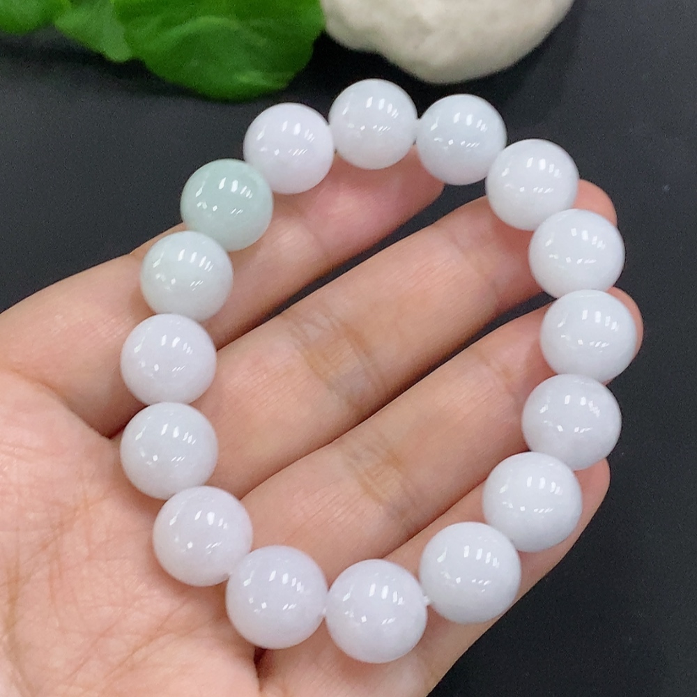 F32824642 Jadeite Bead Necklace approximately 11.8mm with total weight about 46.5g