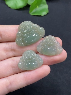 F33895358 Jadeite Buddha Inlaid Piece Sell as a Lot