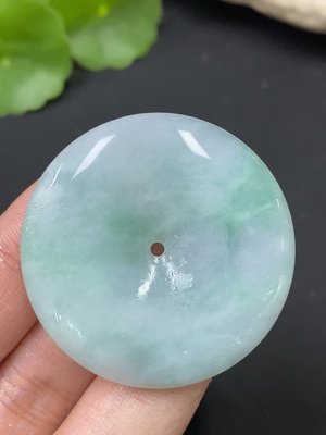 F27057303 Jadeite Pendant Total Weight Approx.20g Peace Buckle Rough Jade