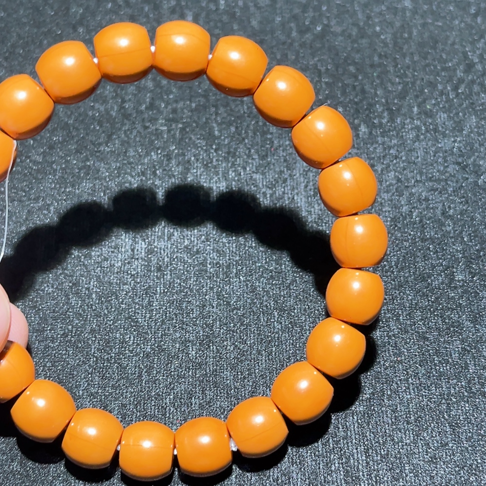 W33914595 Monkey Head Bead Bracelet, approx. 15.22g, 10mm