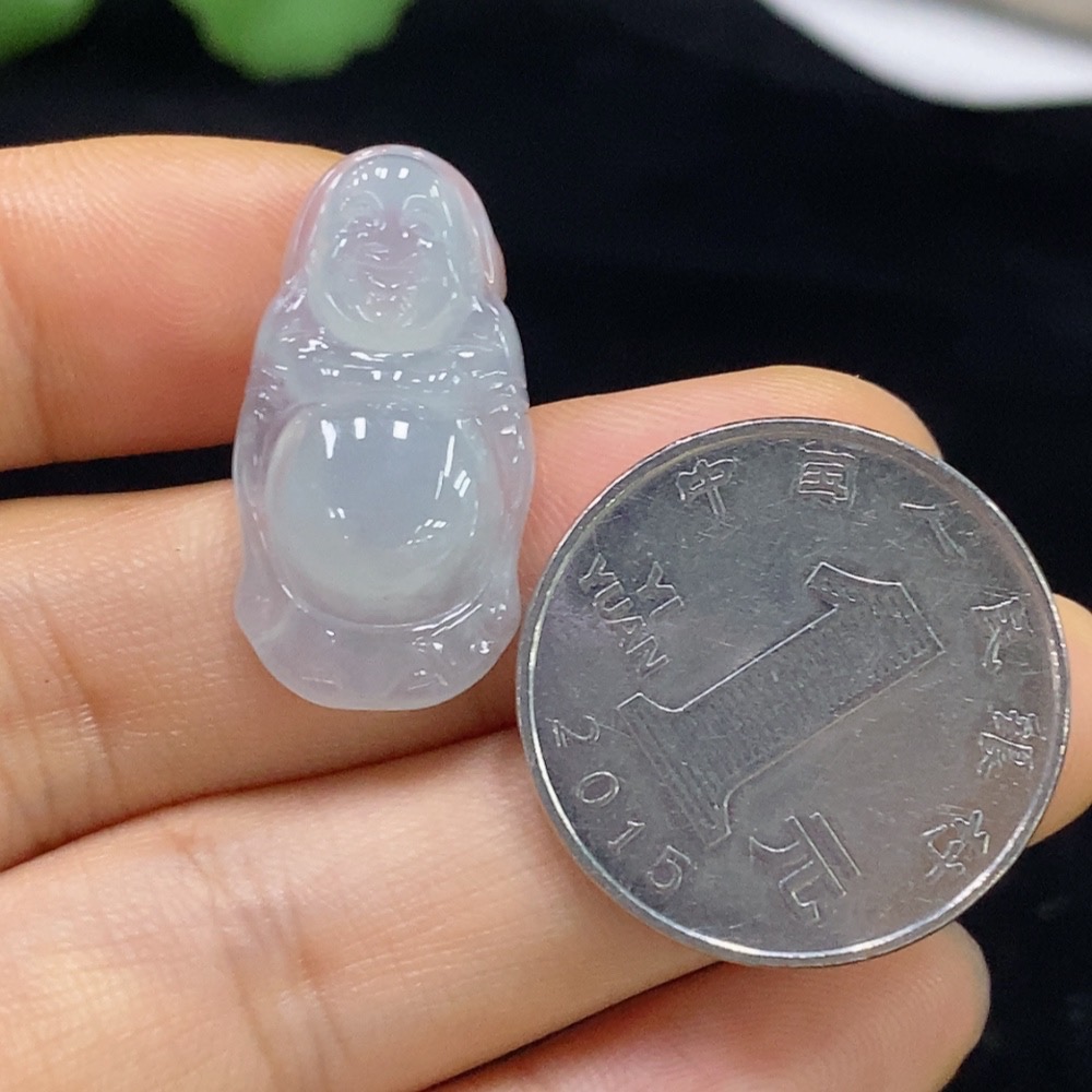 F33860698 Jadeite Buddha Pendant Total Weight Approx. 3.08g