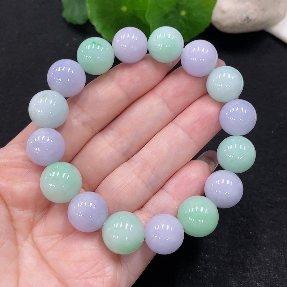 F32773953 Jadeite Beaded Bracelet Approx.13mm Total Weight Approx.60.5g