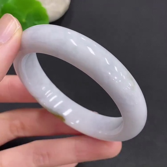 F32808220 Jadeite Round Bangle Total Weight Approx. 56g Size 53