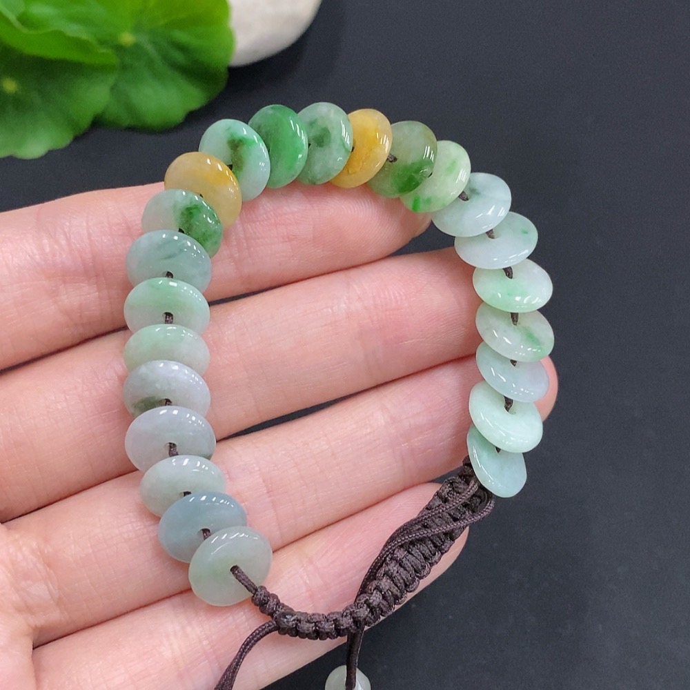 F35159500 Jadeite Hand Rope Total Weight Approx.13g