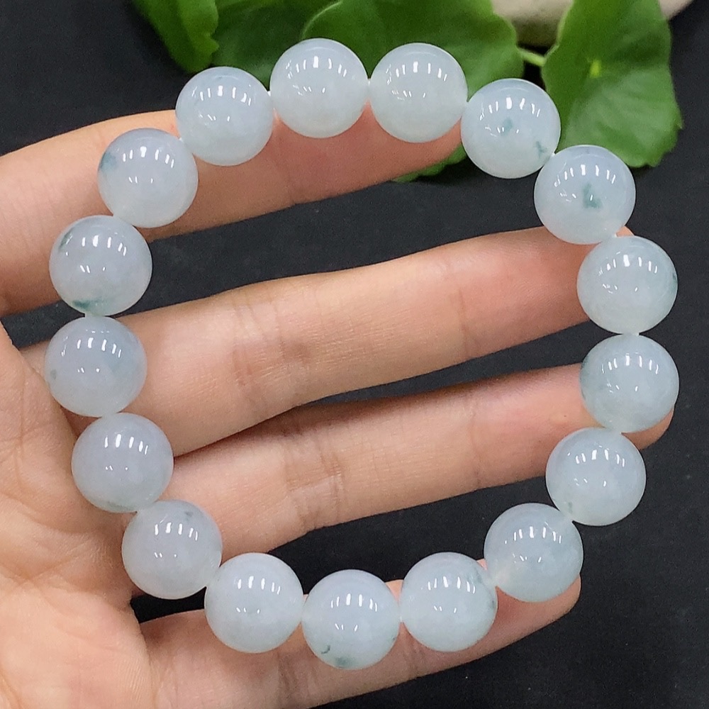 F30498314 JadeiteBead Bracelet, Approx. 12mm, Total Weight Approx. 51.1g