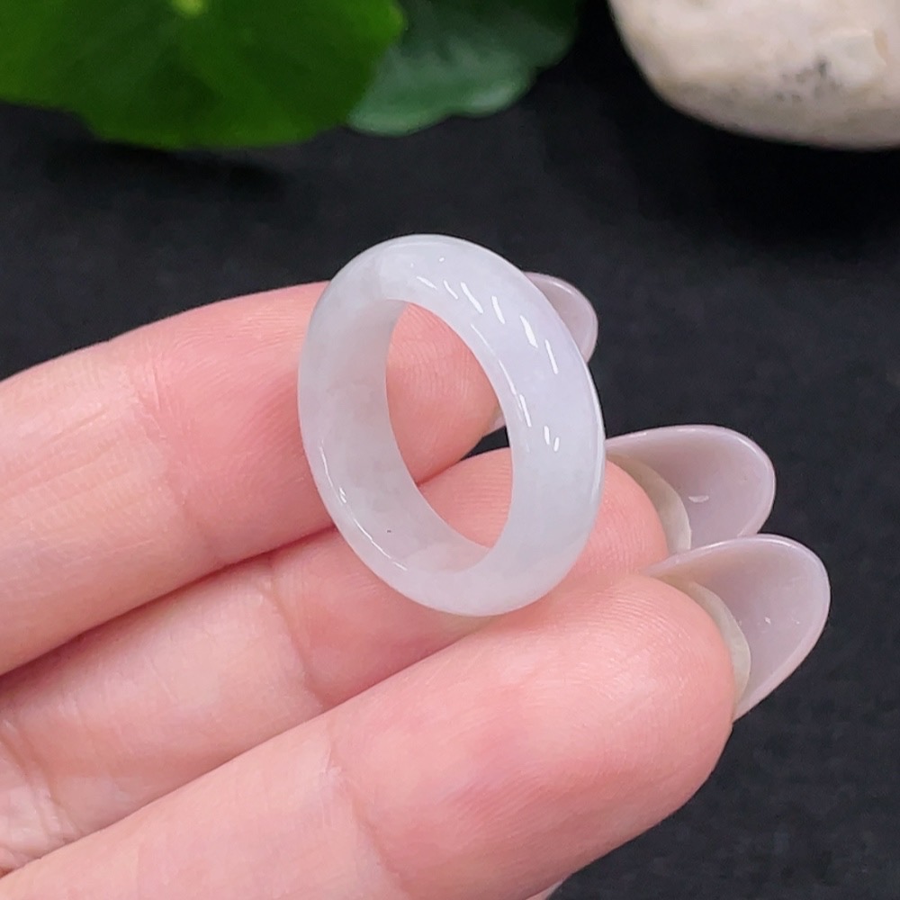 F32709554 Jadeite Ring Size 10 Total Weight Approx. 2.8g