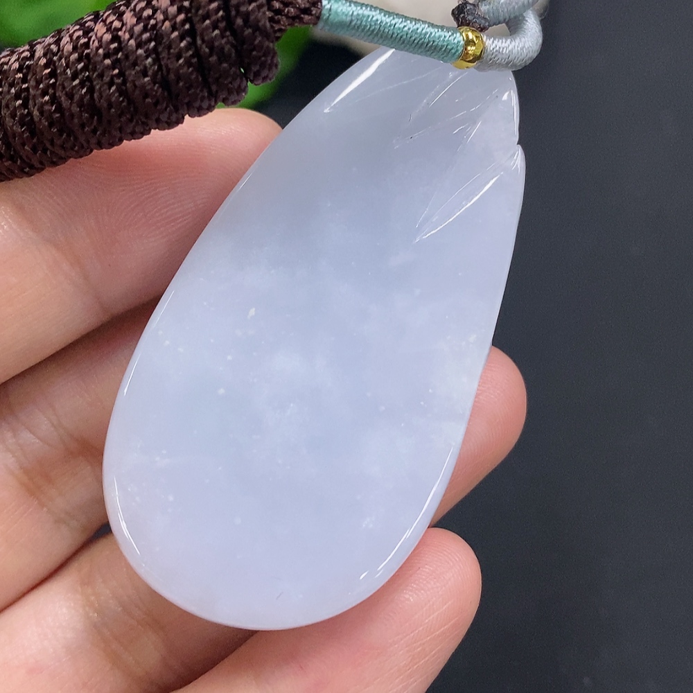 F27137013 Jadeite Flourishing Wealth Pendant, Total Weight with Rope Approx. 33.6g