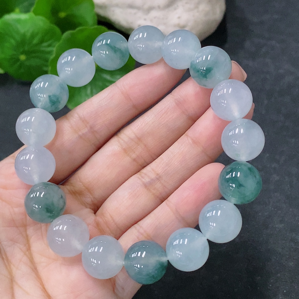 F34954996 Jadeite Bracelet, Approx. 12.5mm, Total Weight Approx. 57.37g