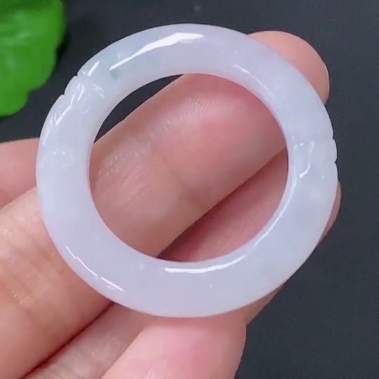 F29321856 Jadeite Ring Size 27 Total Weight Approx. 6.22g