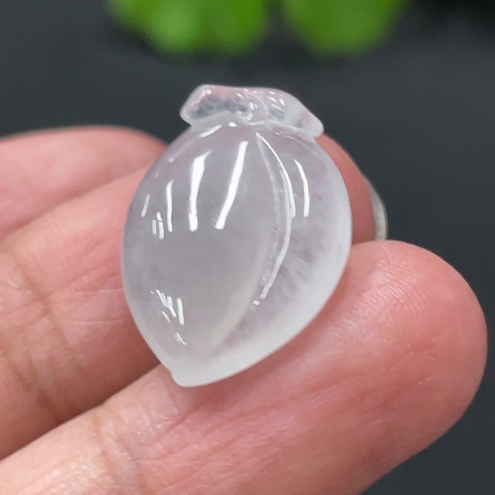 F32756250 Jadeite Fu Peach Pendant, Total Weight Approx. 2.56g