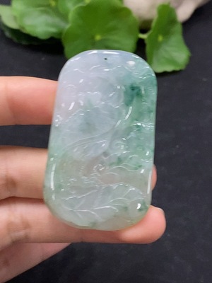 F30548511 Jadeite Phoenix Pendant, Total Weight Approx. 16.95g
