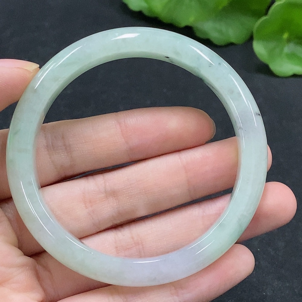 F33946980 Jadeite Round Bracelet Size 53.7 Total Weight Approx. 39.87g