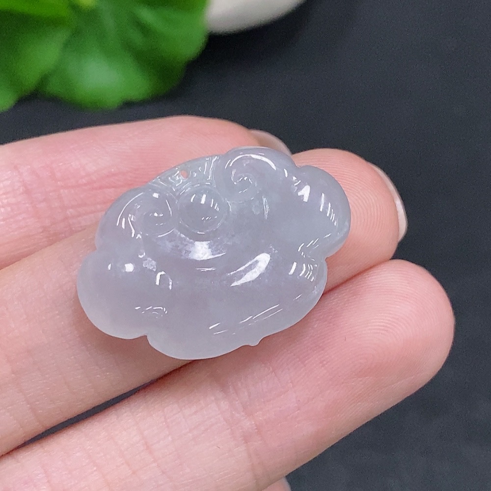 F34034308 Jadeite Ruyi Pendant Total Weight Approx.4.1g