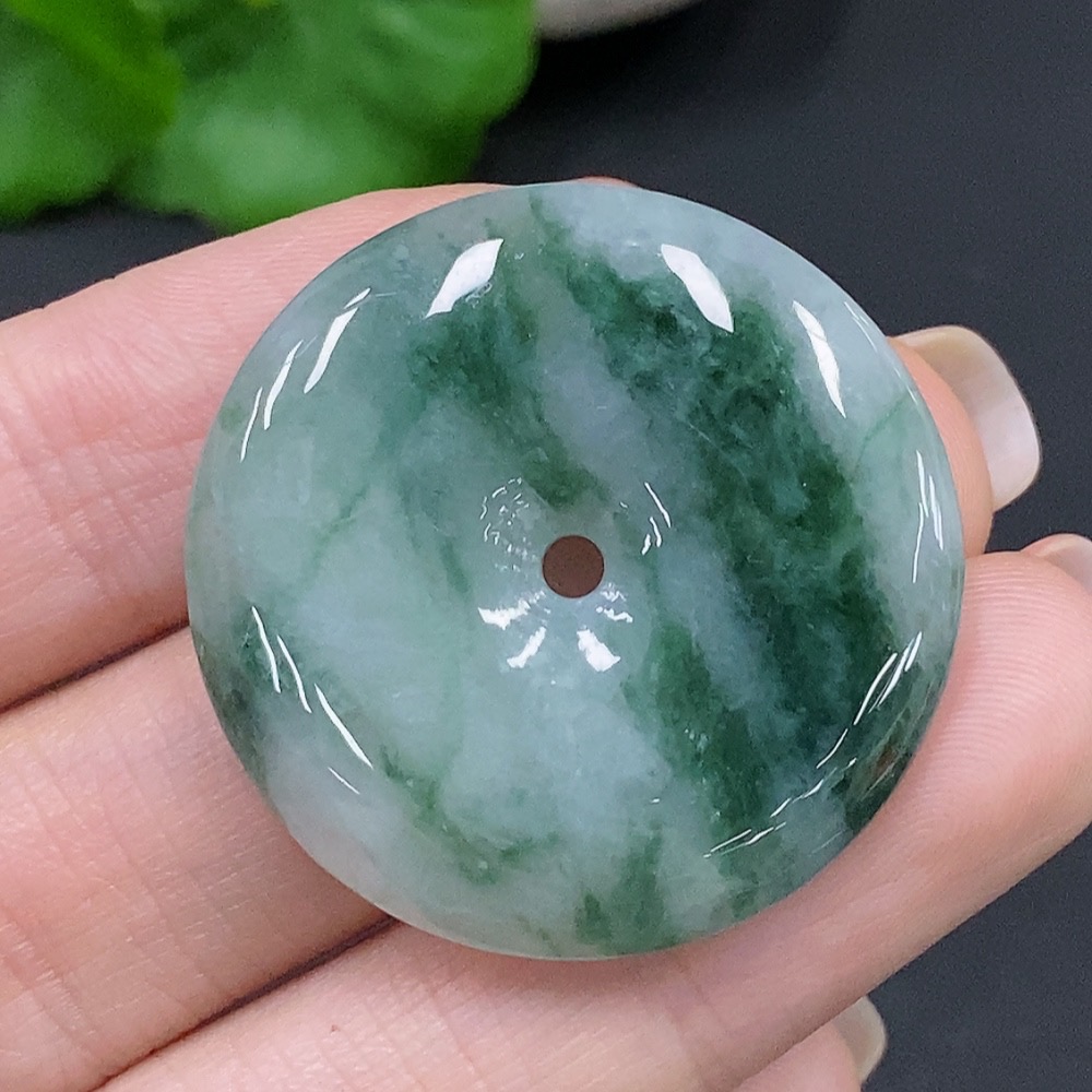 F26016576 Jadeite Safety Buckle Total Weight About 12.2g