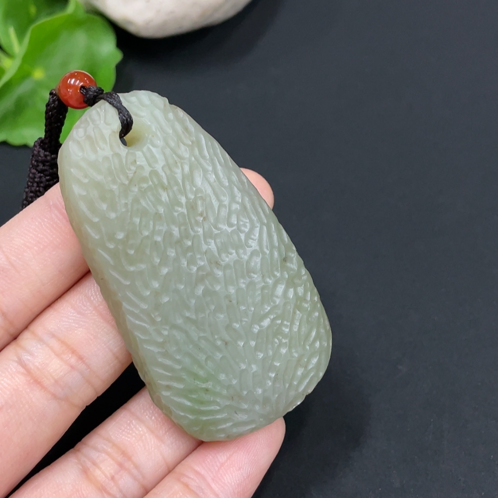 H29413664 Hetian Jade Pendant Plain Pendant