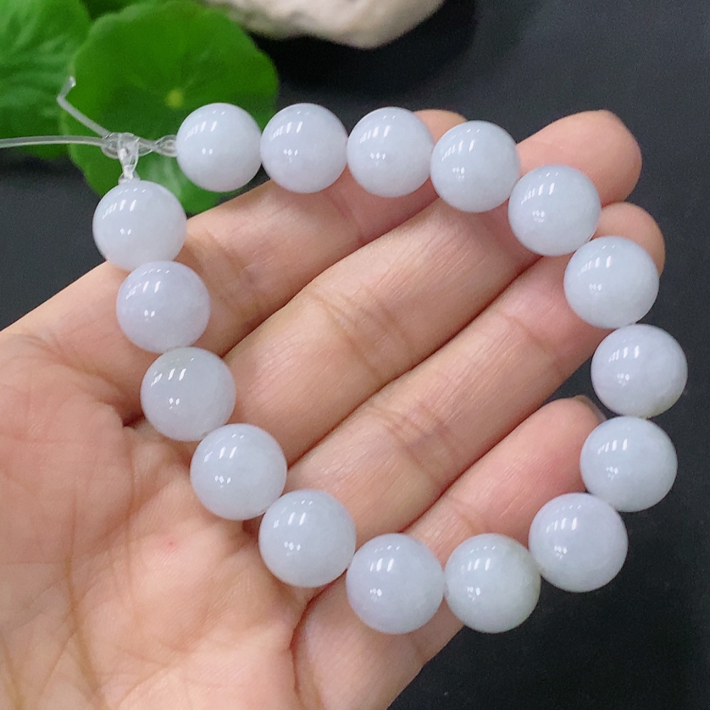 F35116362 Jadeite Bracelet Approx. 10.5mm Total Weight Approx. 30.79g