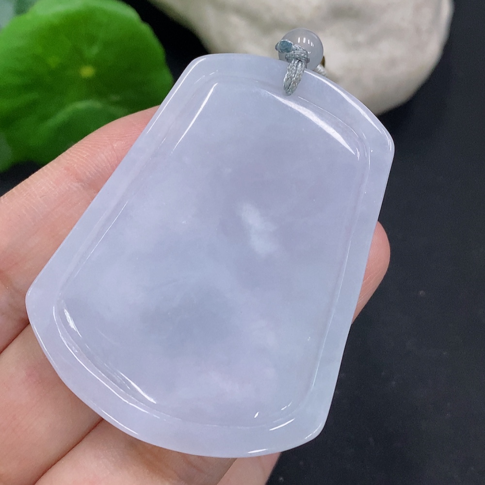 F32800456 Jadeite Dragon-Guarding Guanyin Pendant, total weight with rope approx. 29.3g (matching beads non-A)