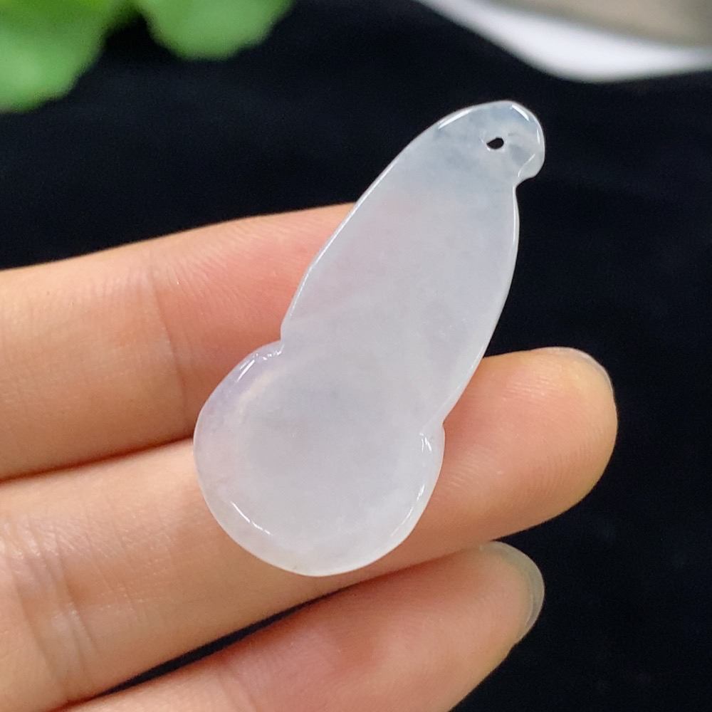 F33835948 Jadeite Flower Pendant Total Weight Approximately 5.2g