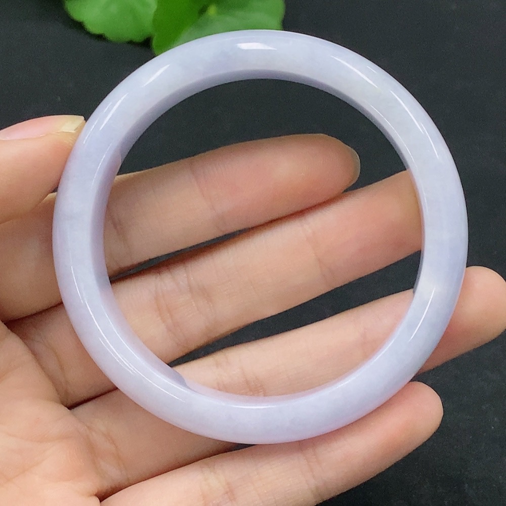 F31684010 Jadeite Round Bangle Size 51.6 Total Weight Approx. 43.48g
