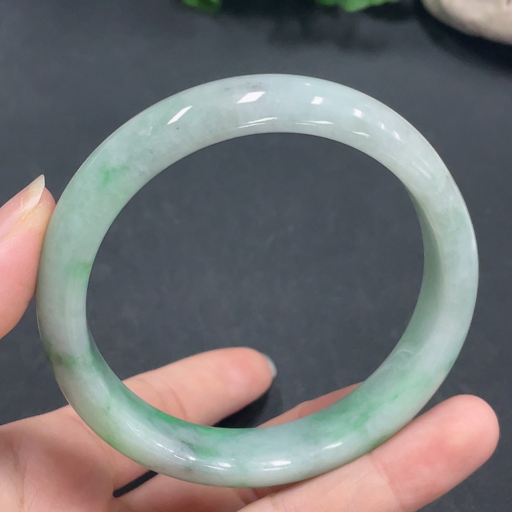 F21421968 Jadeite Bangle Size 59.5mm Total Weight Approx. 60.82g
