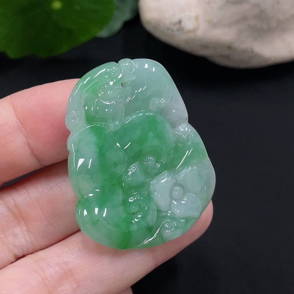 F31675451 JadeiteRuyi Pendant, Total Weight Approx. 12.5g