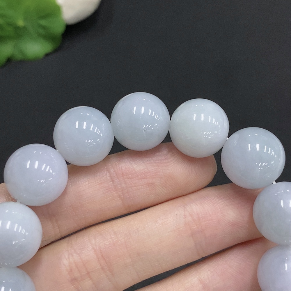 F33906800 Jadeite Bracelet Total Weight Approx. 73.1g Size 14mm