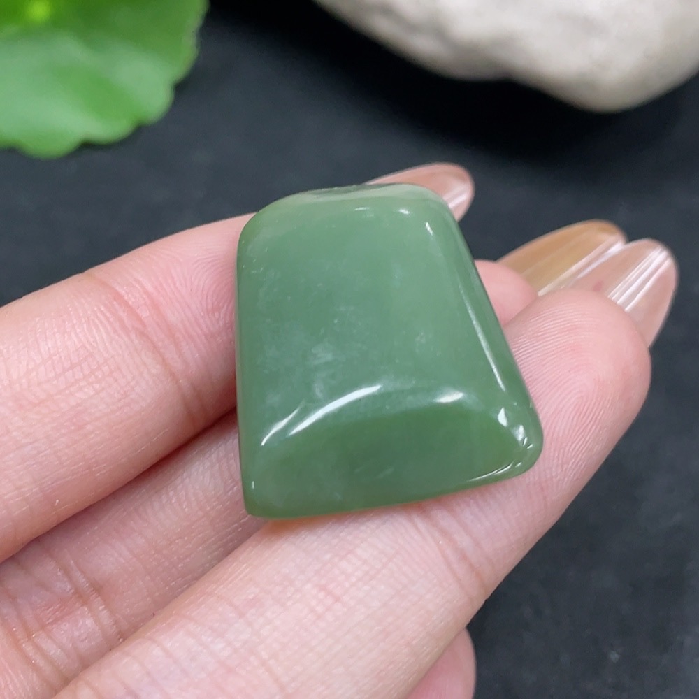 H32706363 Hetian Jade Pendant Plain Pendant Total Weight About 6.4g