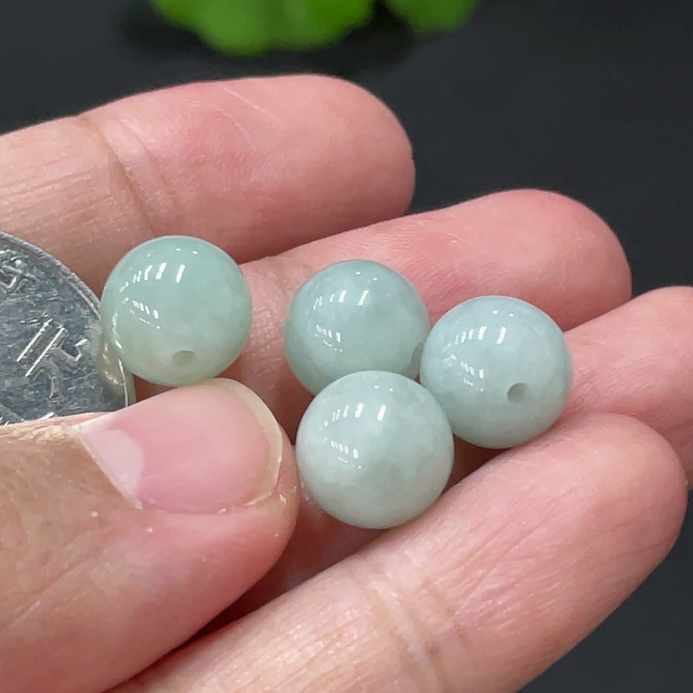 F20208118 Jadeite Beads Approx. 9.7/9.8mm